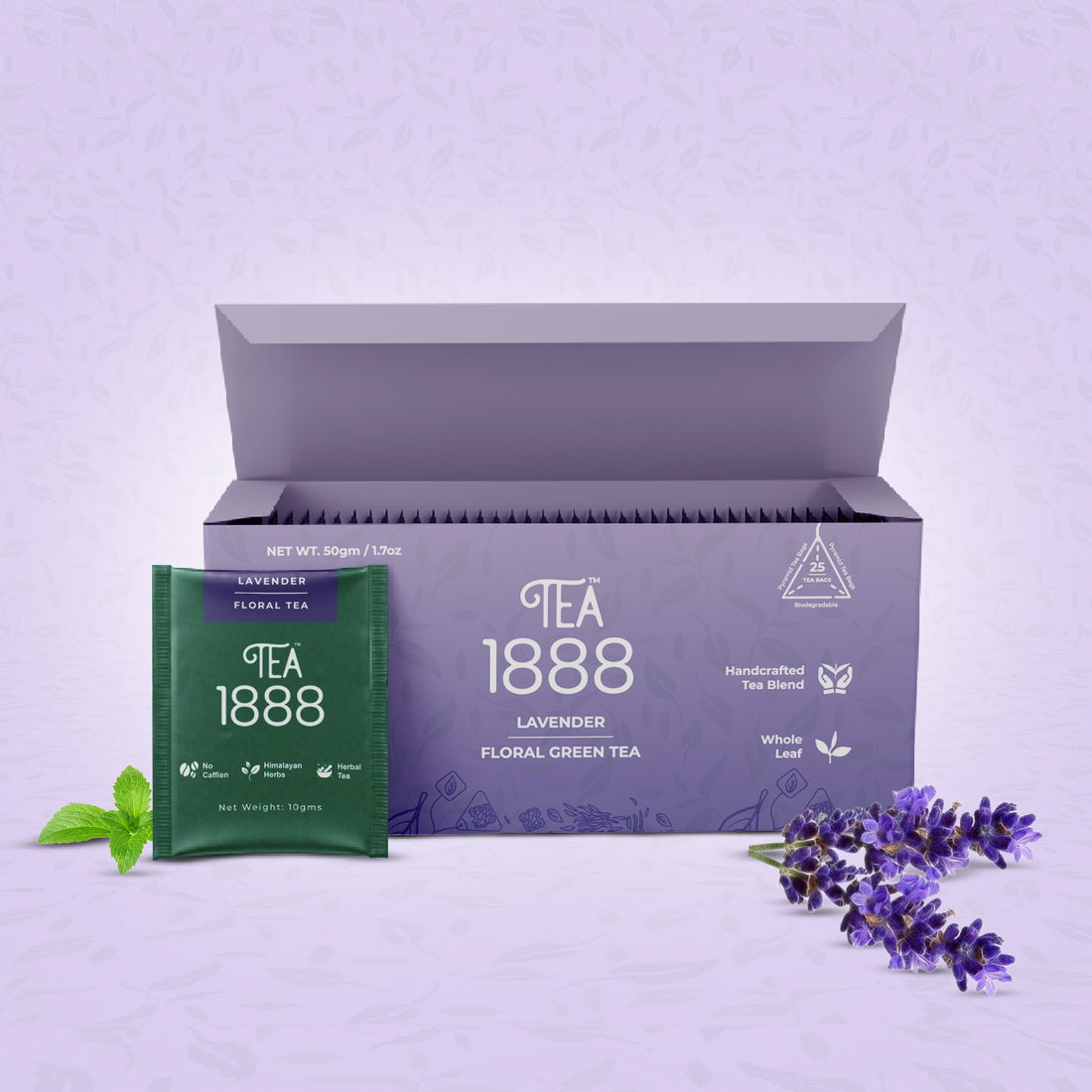 Tea1888 Lavender Green Tea – floral green tea with lavender buds