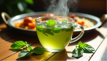 Mint Green Tea for Digestion 