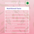 Nutritional facts label for Panchamrit Tea