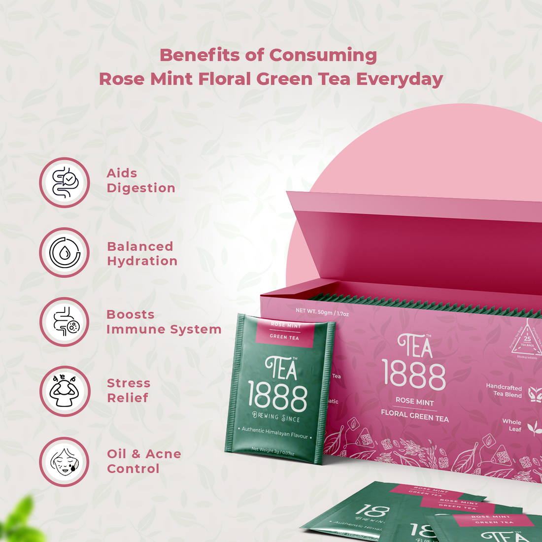 Rose Mint Green Tea