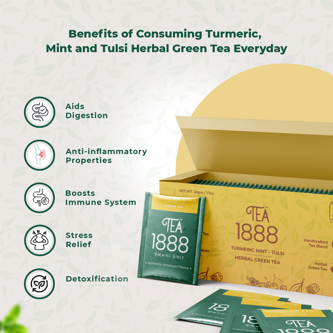 Turmeric Mint - Tulsi Green Tea