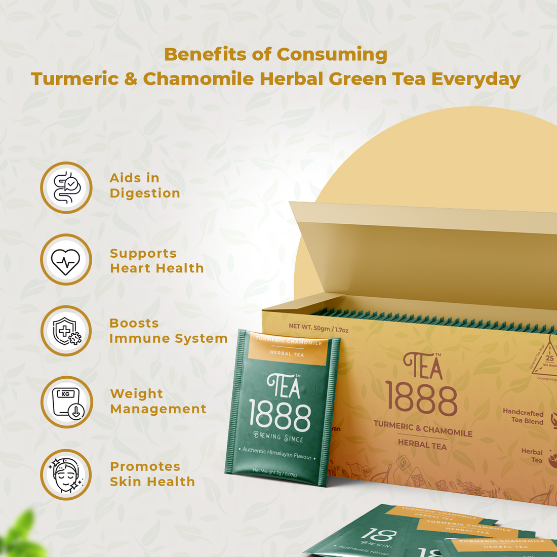 Turmeric & Chamomile Herbal Tea
