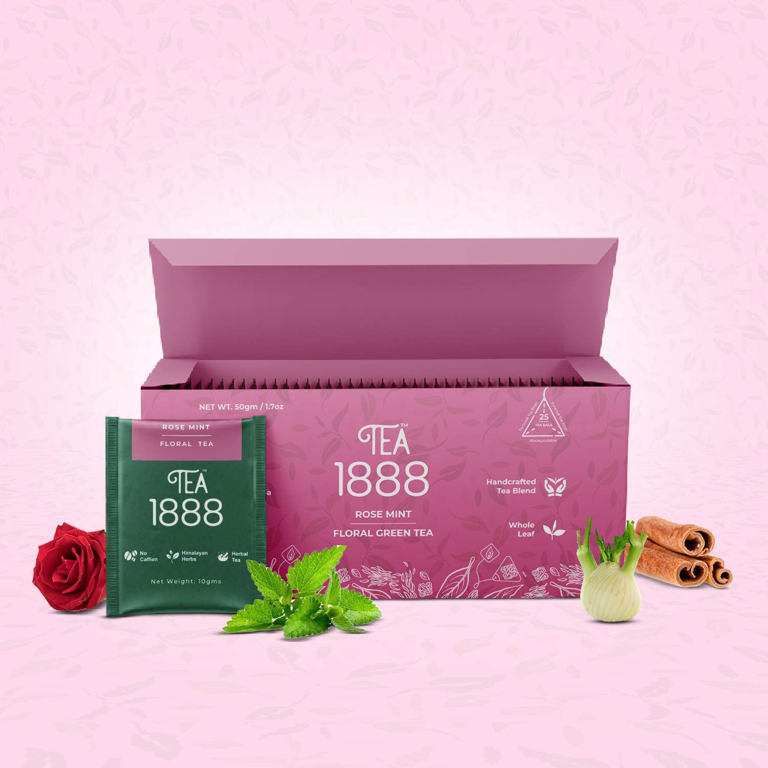 Rose Mint Green Tea
