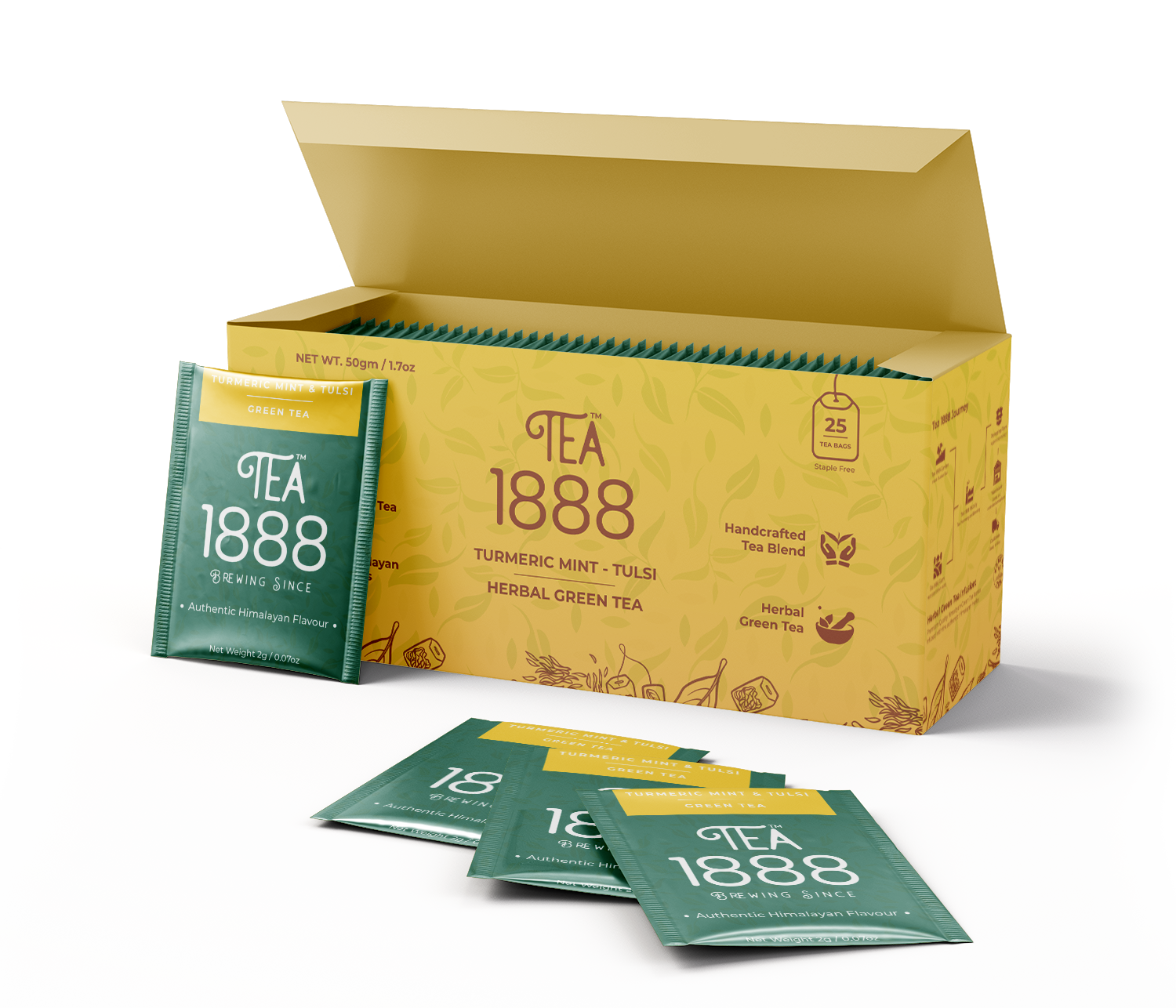 Turmeric Mint Tulsi Green Tea