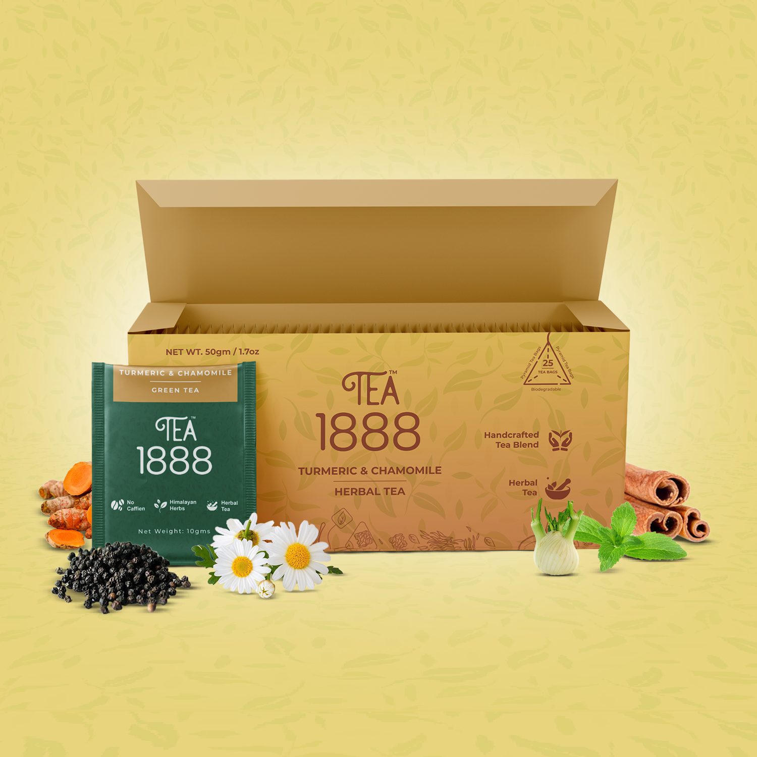 Turmeric & Chamomile Herbal Tea